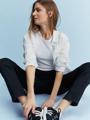 Black Super Stretch Soft Sculpt Pull-On Slim Denim Leggings - Image 2 of 6
