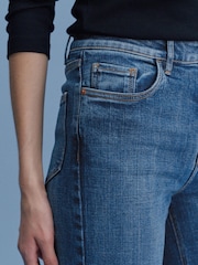 Mid Blue Wide Leg Jeans - Image 4 of 6