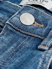Mid Blue Wide Leg Jeans - Image 6 of 6