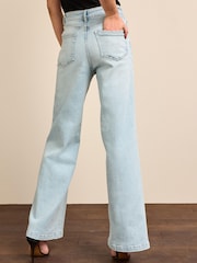 Bleach Blue Hourglass Wide Leg Jeans - Image 3 of 5