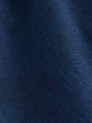 Dark Blue Cosy Denim Joggers - Image 9 of 9