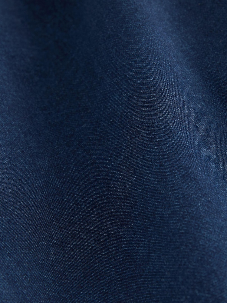 Dark Blue Cosy Denim Joggers - Image 9 of 9