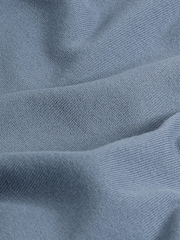 Slate Blue Regular Knitted Long Sleeve Polo Shirt - Image 5 of 5