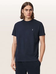 Camiseta de manga corta con cuello redondo AllSaints Dexter - Imagen 1 de 6