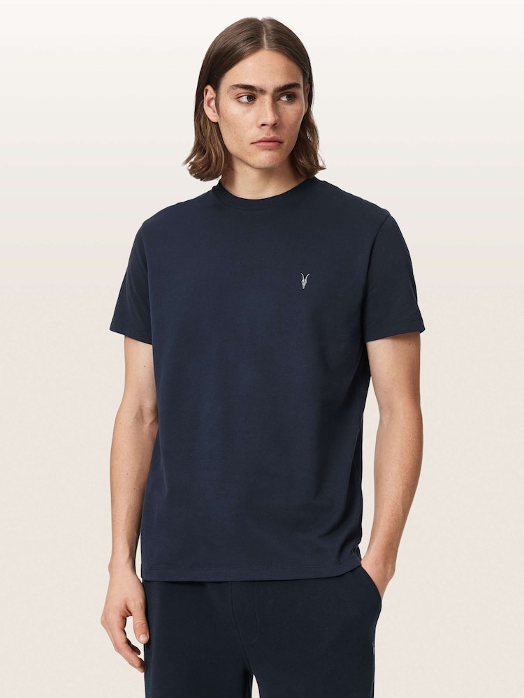 Camiseta de manga corta con cuello redondo AllSaints Dexter - Imagen 1 de 6 Camiseta de manga corta con cuello redondo AllSaints Dexter - Imagen 1 de 6