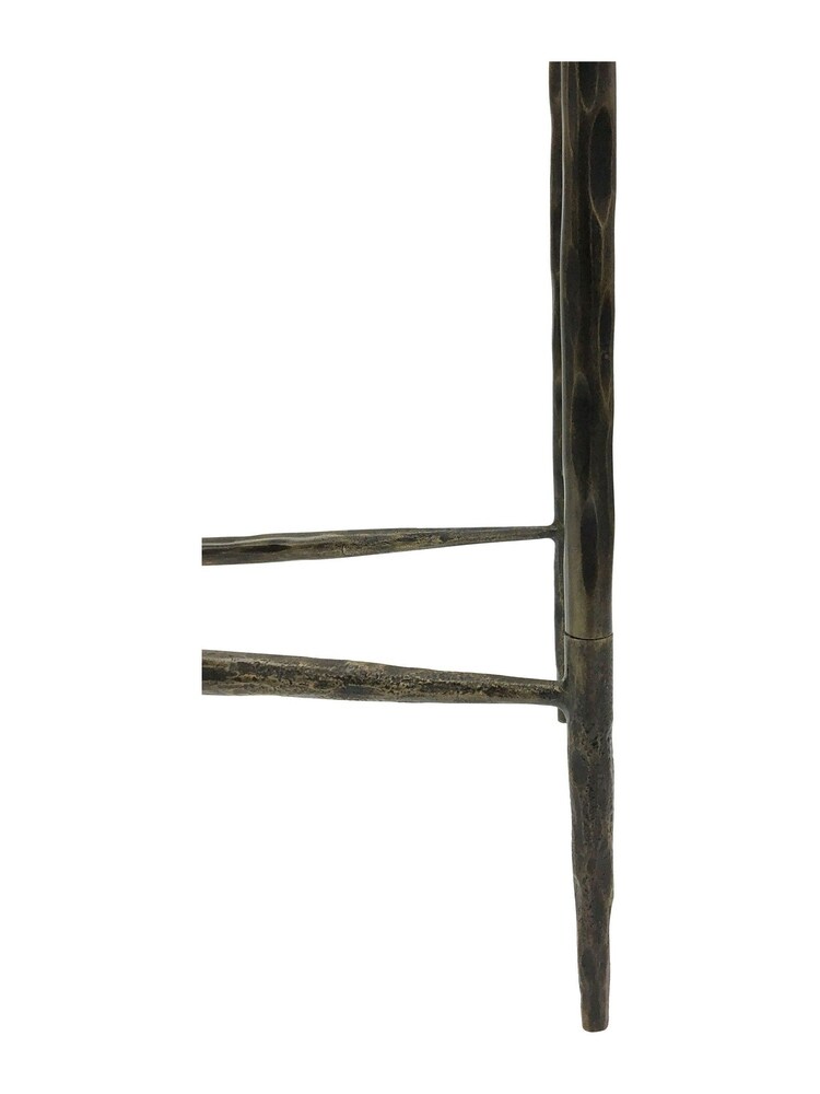 Libra Interiors Bronze Patterdale Large Glass Top Console Table - Image 4 of 4