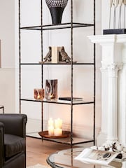Libra Interiors Bronze Patterdale Shelving Unit - Image 1 of 4