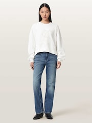 AllSaints White Reflex Lila Sweatshirt - Image 3 of 8