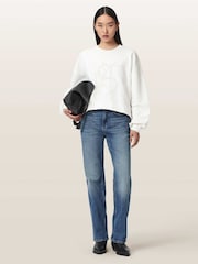 AllSaints White Reflex Lila Sweatshirt - Image 7 of 8