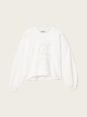 AllSaints White Reflex Lila Sweatshirt - Image 8 of 8