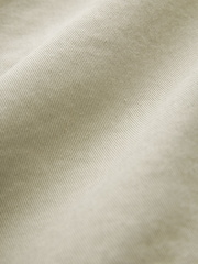 Neutral Borg Collared Denim Trucker Jacket - Image 12 of 12