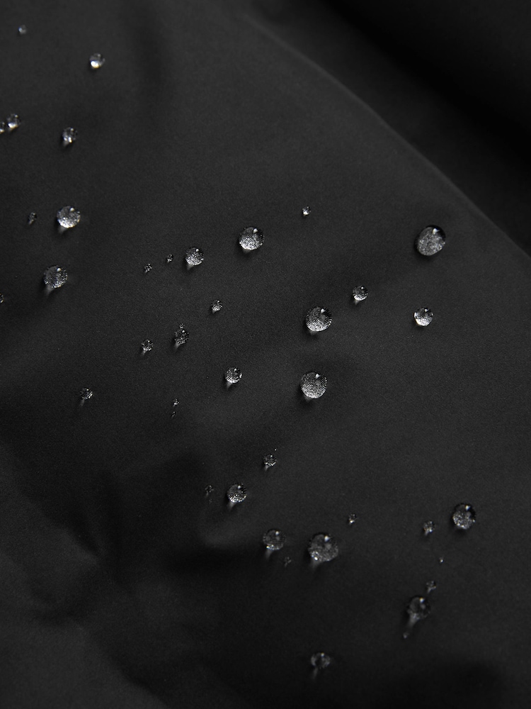 Black Non Hooded Shower Resistant Puffer Coat - Image 15 of 15