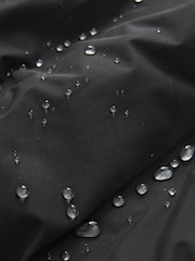 Black Long Shower Resistant Puffer Coat - Image 3 of 7