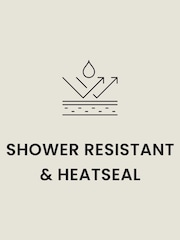 Slate Grey Long Shower Resistant Puffer Coat - Image 3 of 13