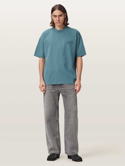 AllSaints Xander kortermet t-skjorte med rund hals - Bilde 3 av 7
