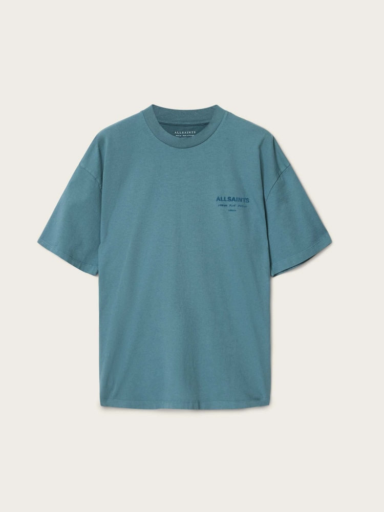 AllSaints Xander kortermet t-skjorte med rund hals - Bilde 7 av 7