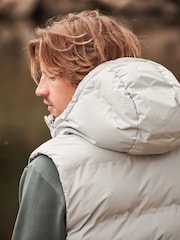 Neutral Shower Resistant Padded Hooded Gilet - Image 10 of 12