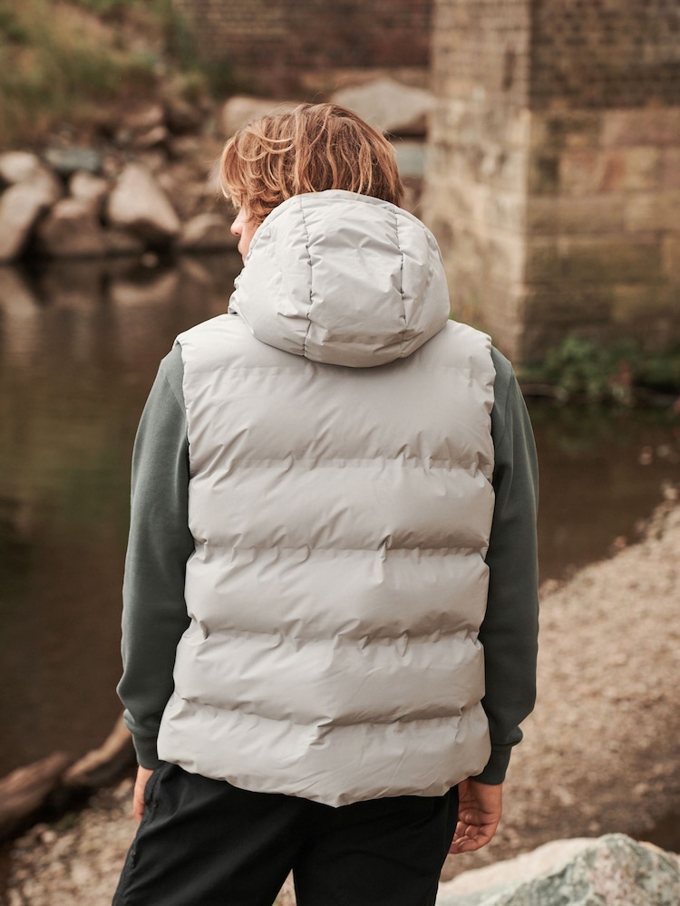 Neutral Shower Resistant Padded Hooded Gilet - Image 2 of 12