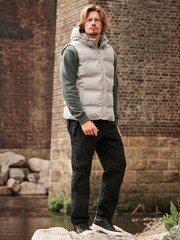 Neutral Shower Resistant Padded Hooded Gilet - Image 5 of 12