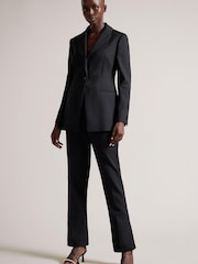 Črn dolg blazer z enorednim zapenjanjem Ted Baker Fritta - Slika 3 iz 7