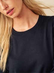 Navy Blue Crew Neck Jumper - Image 4 of 6