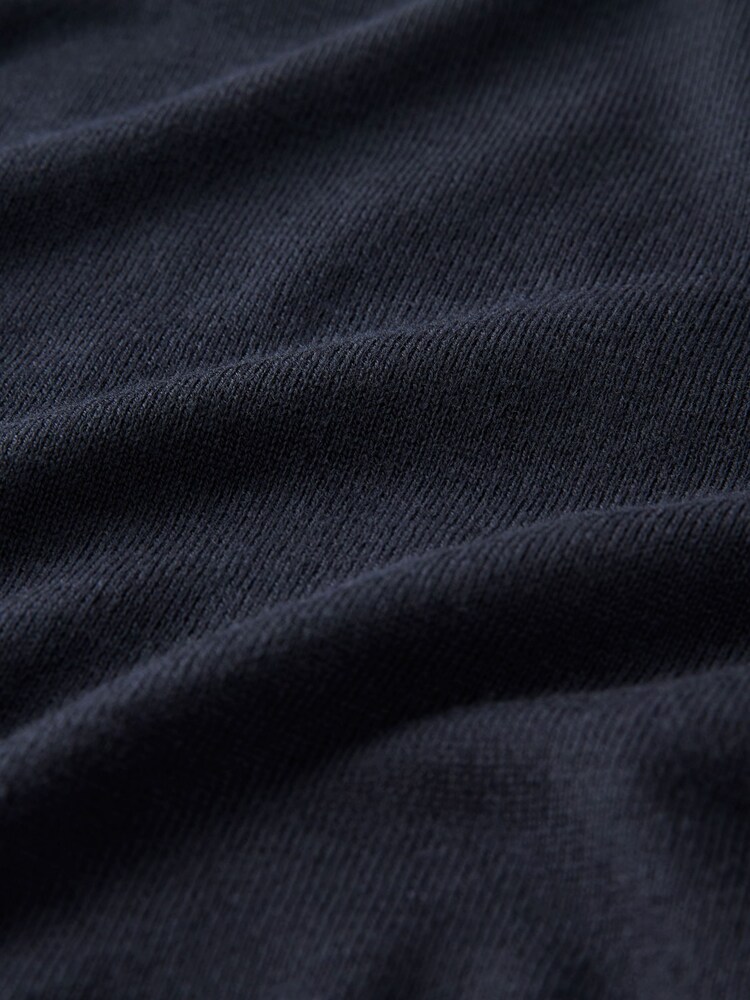 Navy Blue Crew Neck Jumper - Image 6 of 6