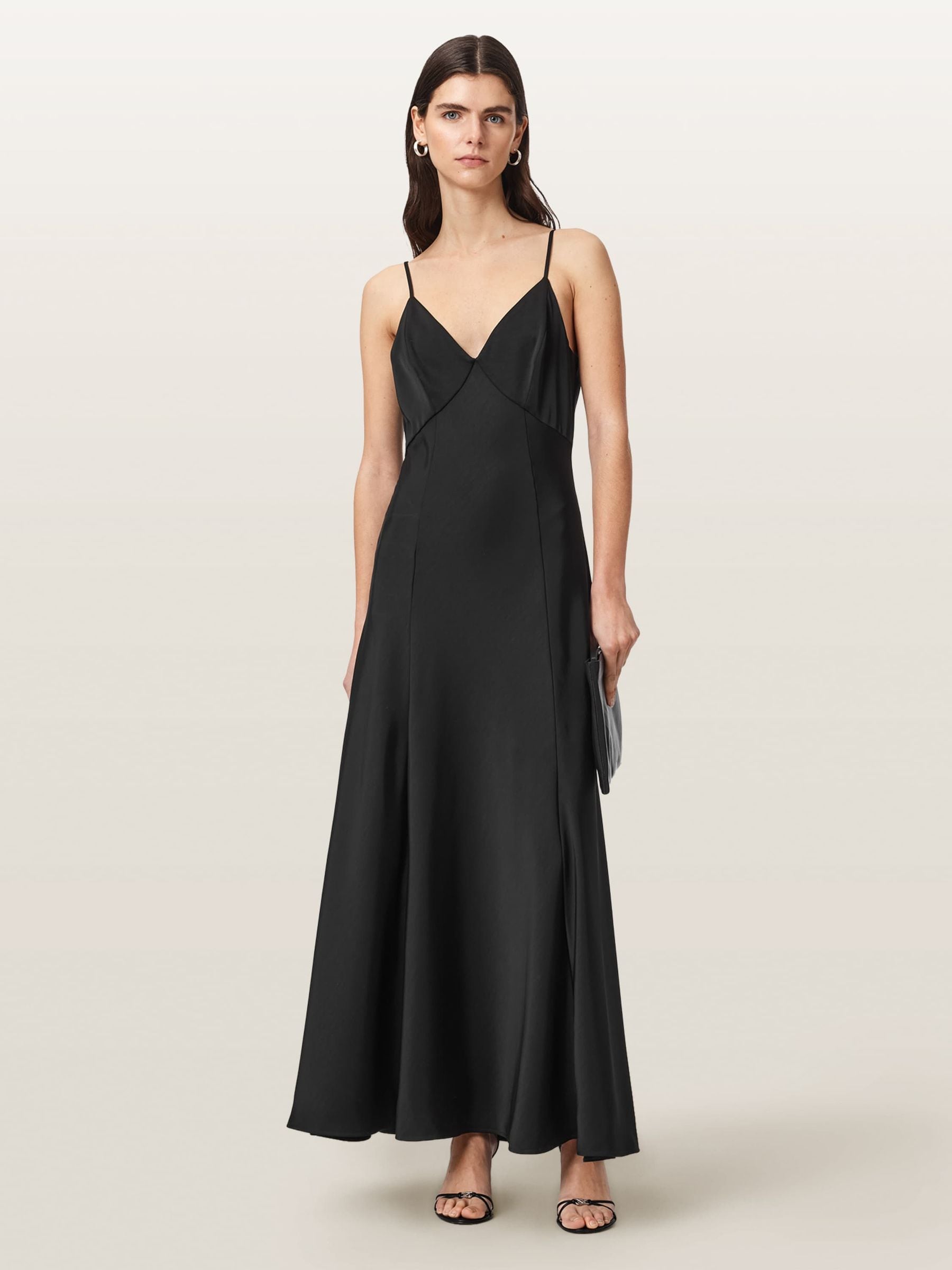 All Saints Women's Black Allsaints Irina Dress - Image 1