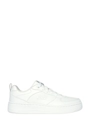 Skechers White Womens Sport Court 92 Illustrious Trainers - Image 1 of 5