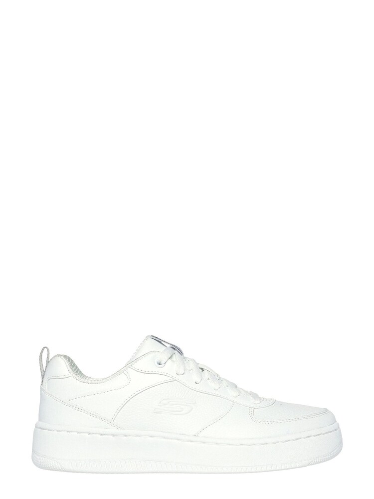 Skechers White Womens Sport Court 92 Illustrious Trainers - Image 1 of 5