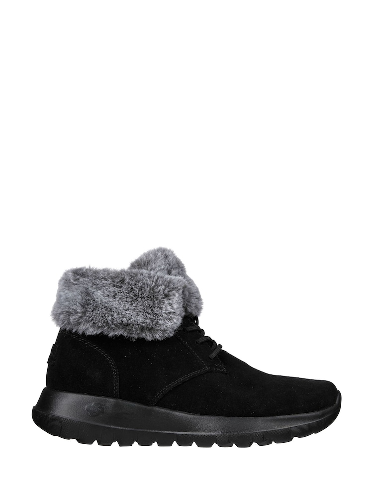 Skechers Black Womens On-The-Go Joy Plush Dreams Boots - Image 1 of 5
