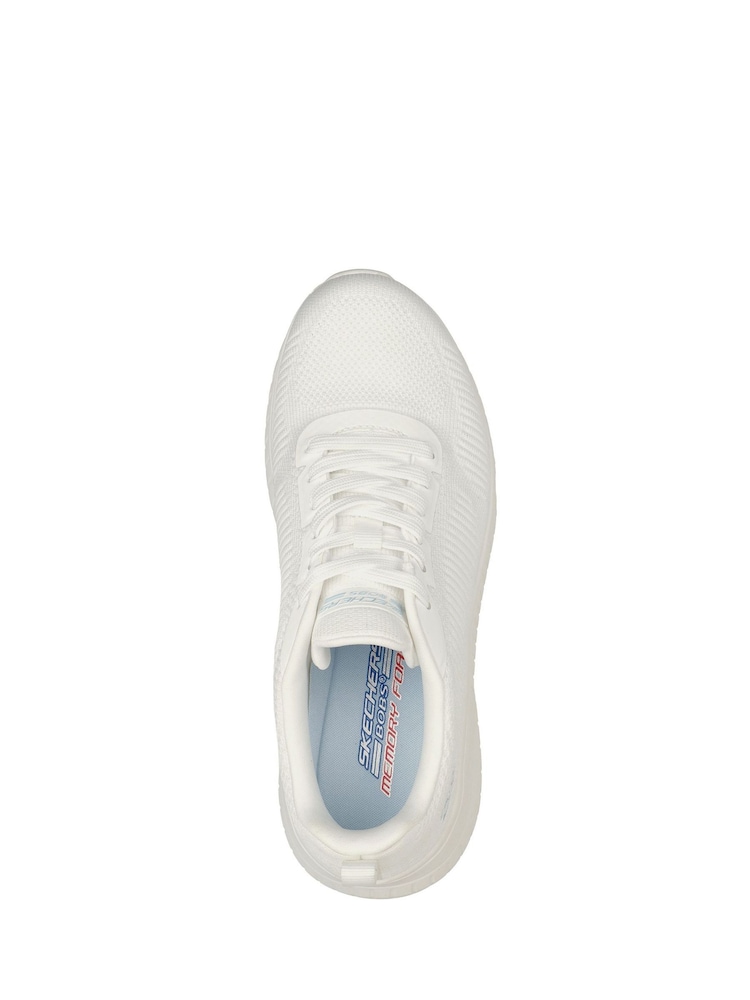 Skechers Womens Bobs Squad Chaos Face Off Wide Fit Trainers - Image 4 of 5