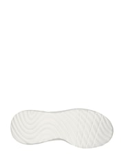 Skechers White Womens Bobs Squad Chaos Face Off Wide Fit Trainers - Image 5 of 5