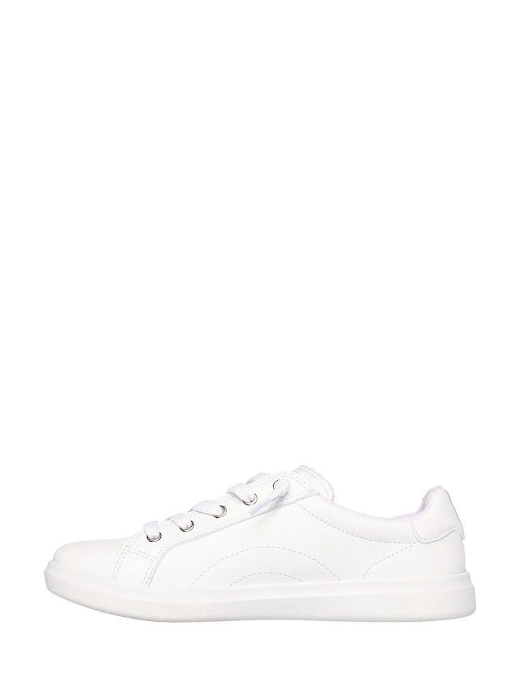 Skechers White Standard Fit Womens Bobs D Vine Instant Delight Trainers - Image 2 of 5