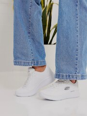 Skechers White Skech-Lite Pro Perfect Time Womens Trainers - Image 1 of 5