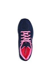 Skechers Blue Womens Wide Fit Graceful Get Connected Trainers - Image 3 of 4