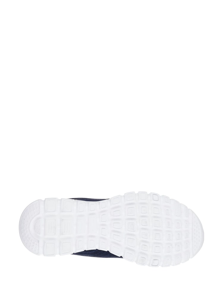 Skechers Blue Womens Wide Fit Graceful Get Connected Trainers - Image 4 of 4