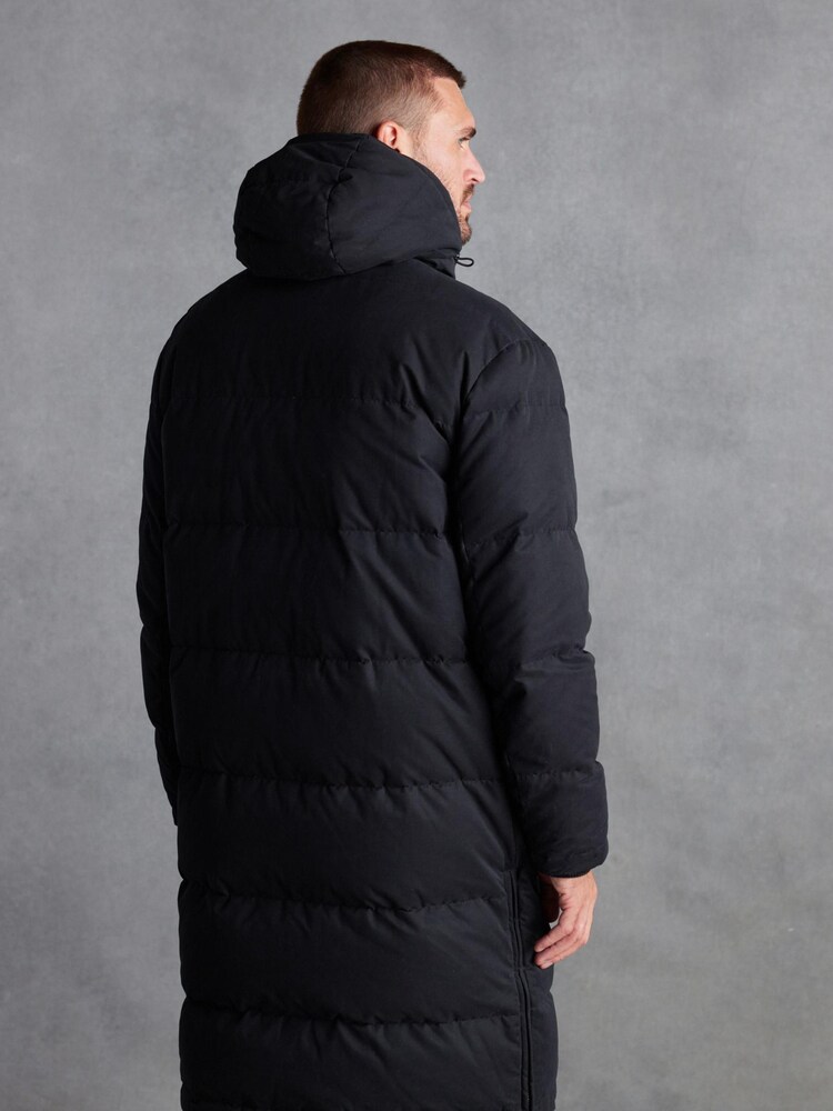 Black Signature Longline Puffed Down Coat - Image 2 of 11 Black Signature Longline Puffed Down Coat - Image 2 of 11