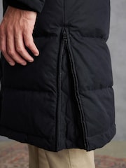 Black Signature Longline Puffed Down Coat - Image 4 of 11