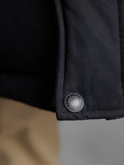 Black Signature Longline Puffed Down Coat - Image 5 of 11