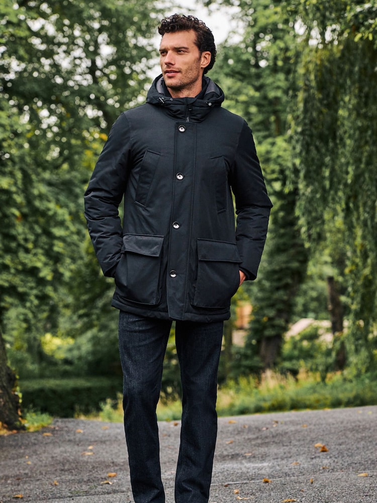 Czarny - Przeciwdeszczowa parka - Image 3 of 12