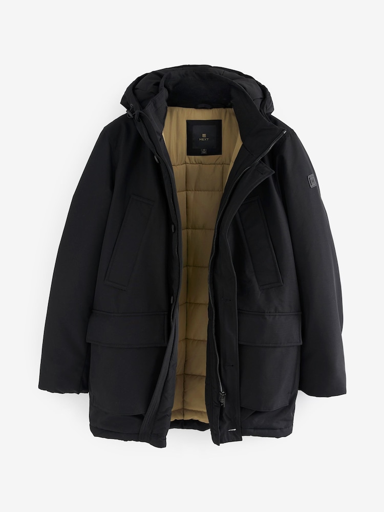 Czarny - Przeciwdeszczowa parka - Image 8 of 12