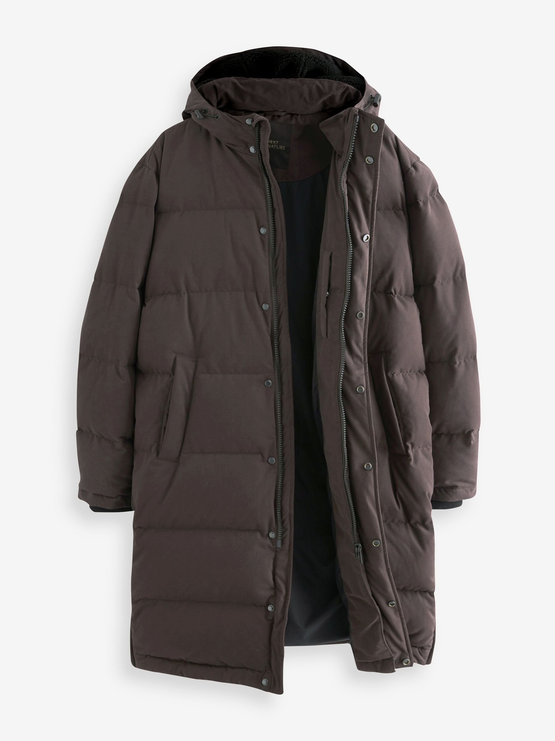Men seamless down long coat store