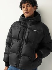 Converse Black Quilt Jacket - Image 1 of 5