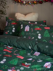Praznični božič duvet pokrov in blazina set - Slika 3 iz 6