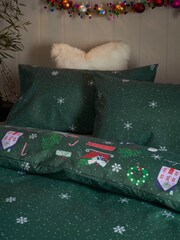 Praznični božič duvet pokrov in blazina set - Slika 4 iz 6