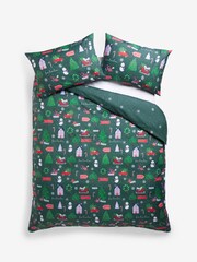 Praznični božič duvet pokrov in blazina set - Slika 6 iz 6