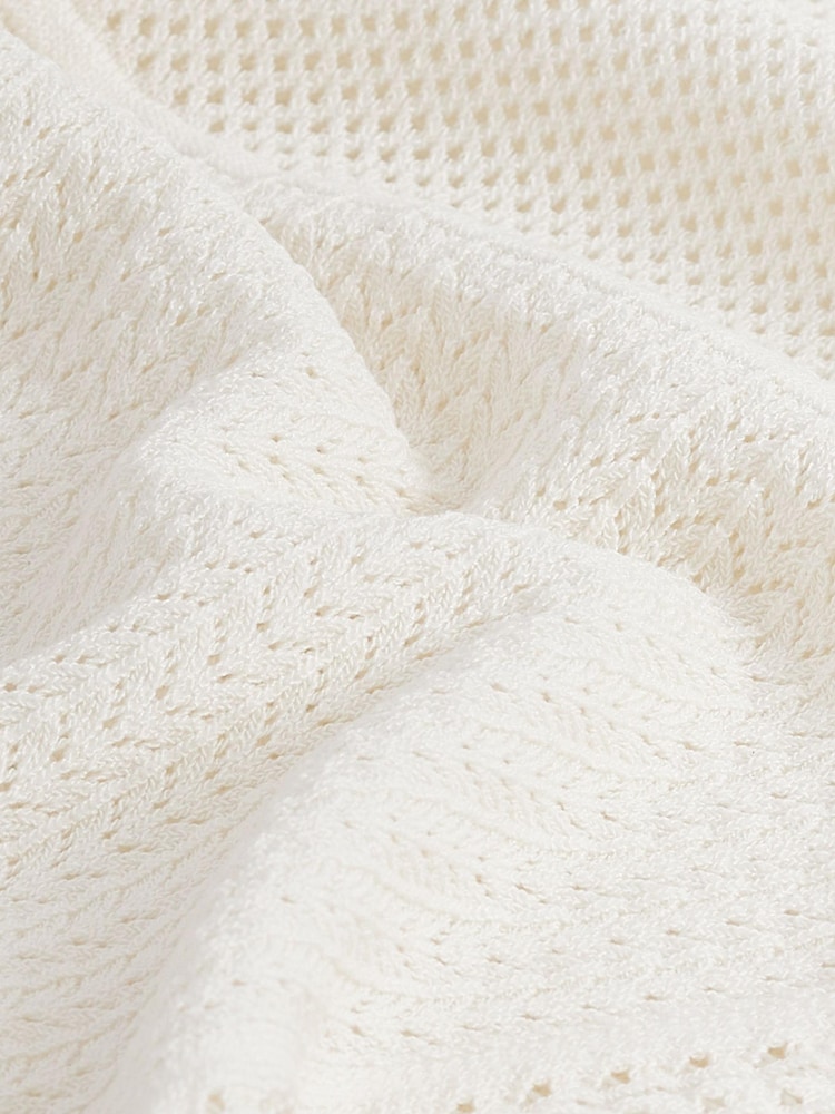 Blanc écru - Haut en maille sur l’ensemble - Image 7 of 7