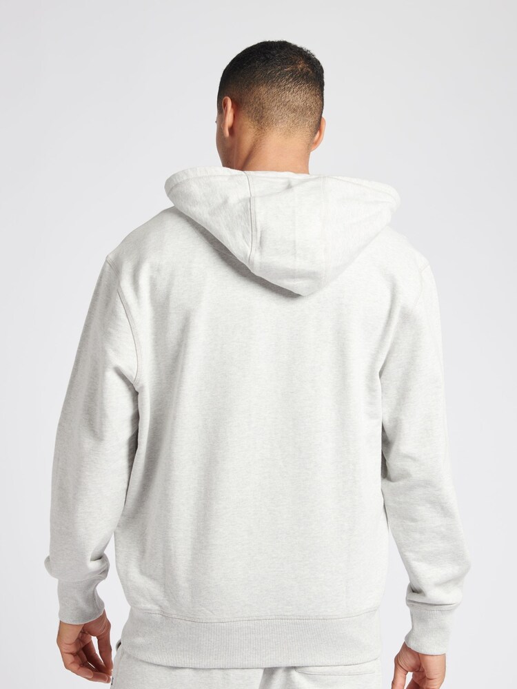 Jack Wills Grey Graphic Pinebrook Zip Through 100% Cotton Hoodie - Image 2 of 6