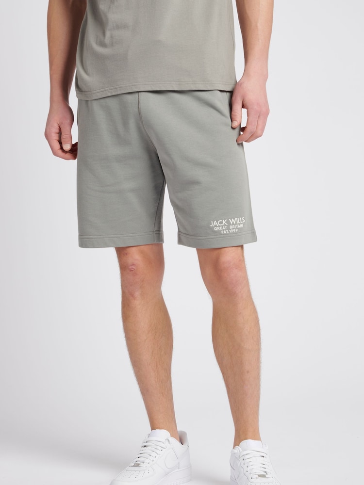 Jack Wills Grey 100% Cotton Shorts - Image 1 of 6