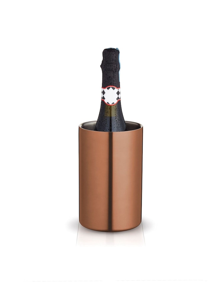 BarCraft Copper Finish Double Walled Wine Cooler - Image 1 of 2